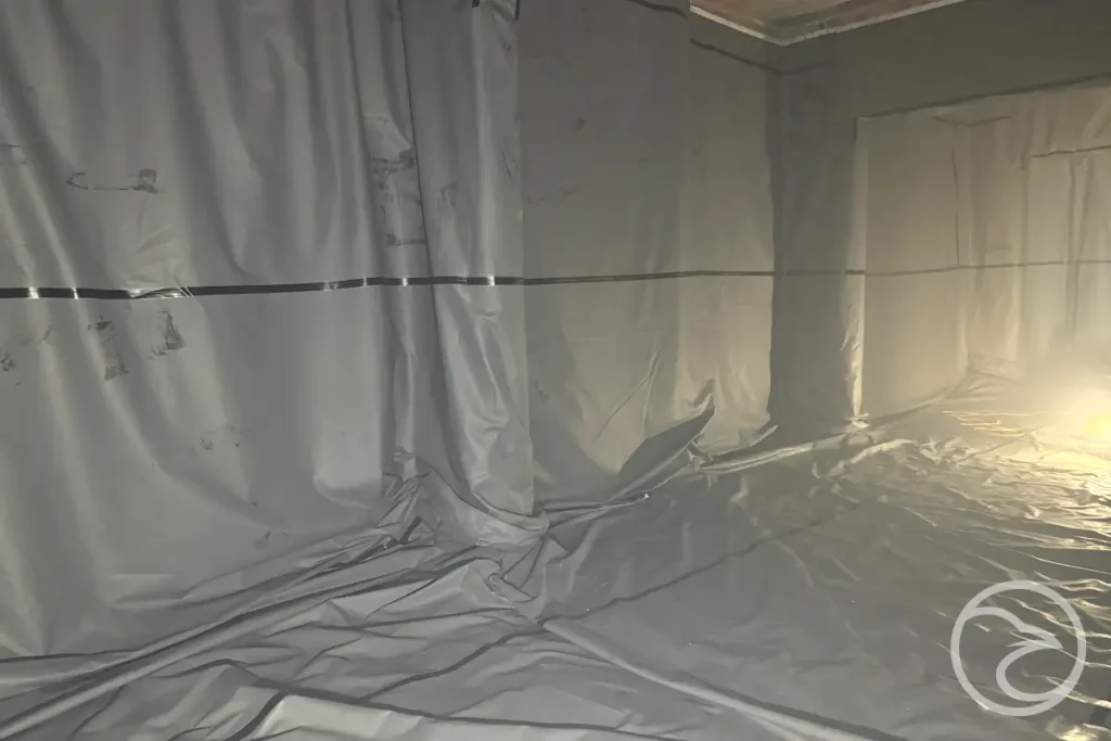 Secondary containment system with leak-proof liner
