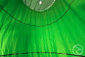 Chemical resistant void liner inside industrial storage tank