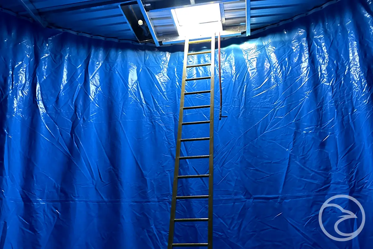 liquid containment infrastructure outdoors
