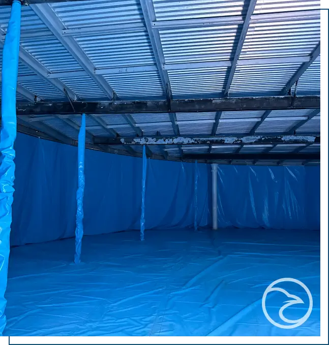 On-site tank liner fitting and sealing process