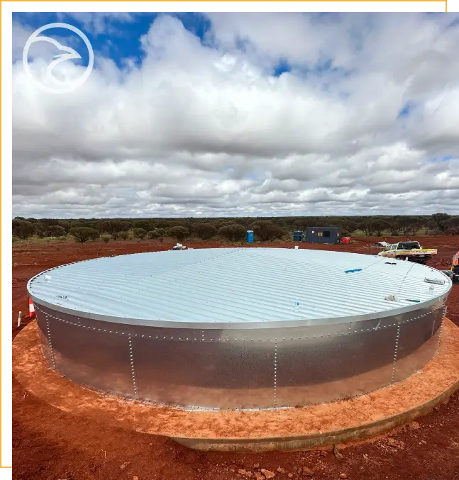 Industrial tank relining project by Raven Liners
