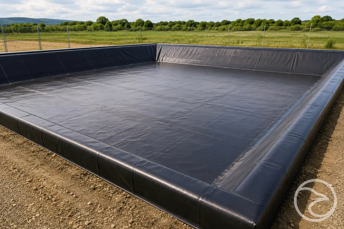 Secondary spill containment reservoir
