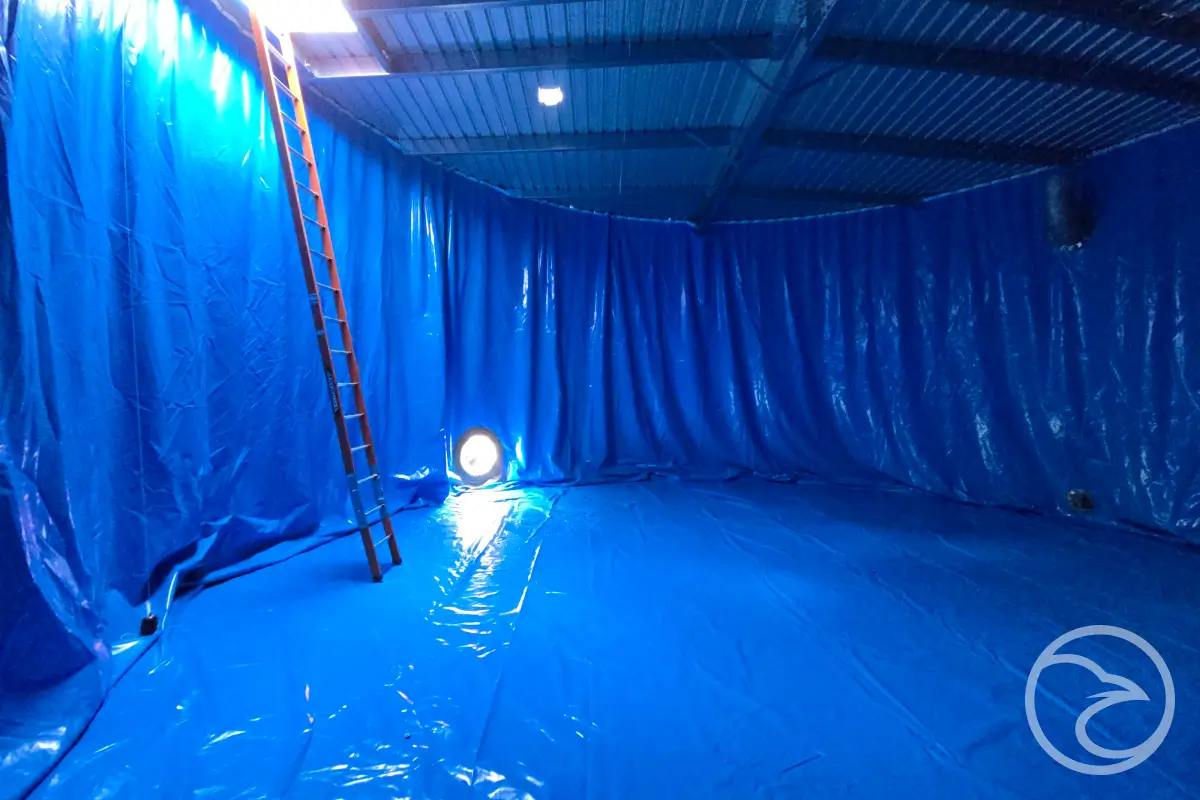 polyethylene liner used in industrial tank system